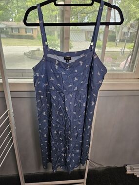 Torrid Blue Floral Sundress